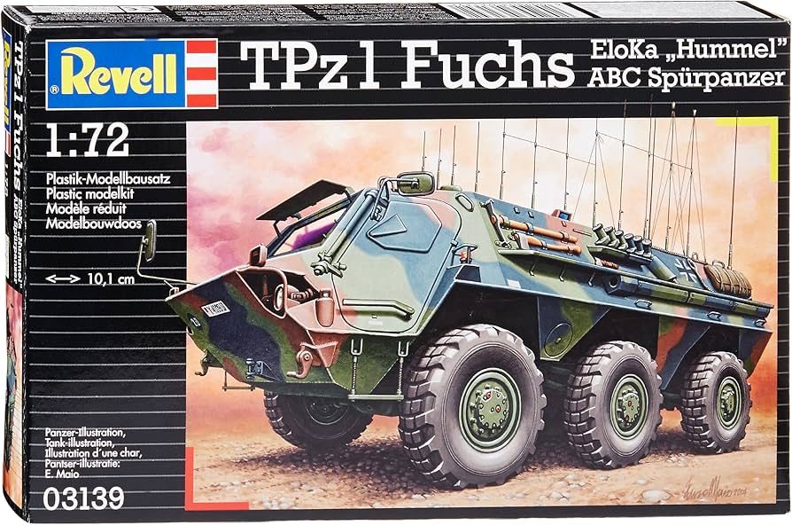 Amazon.com: Revell 03139 Modern German TPz Fuchs Eloka Hummel/ABC