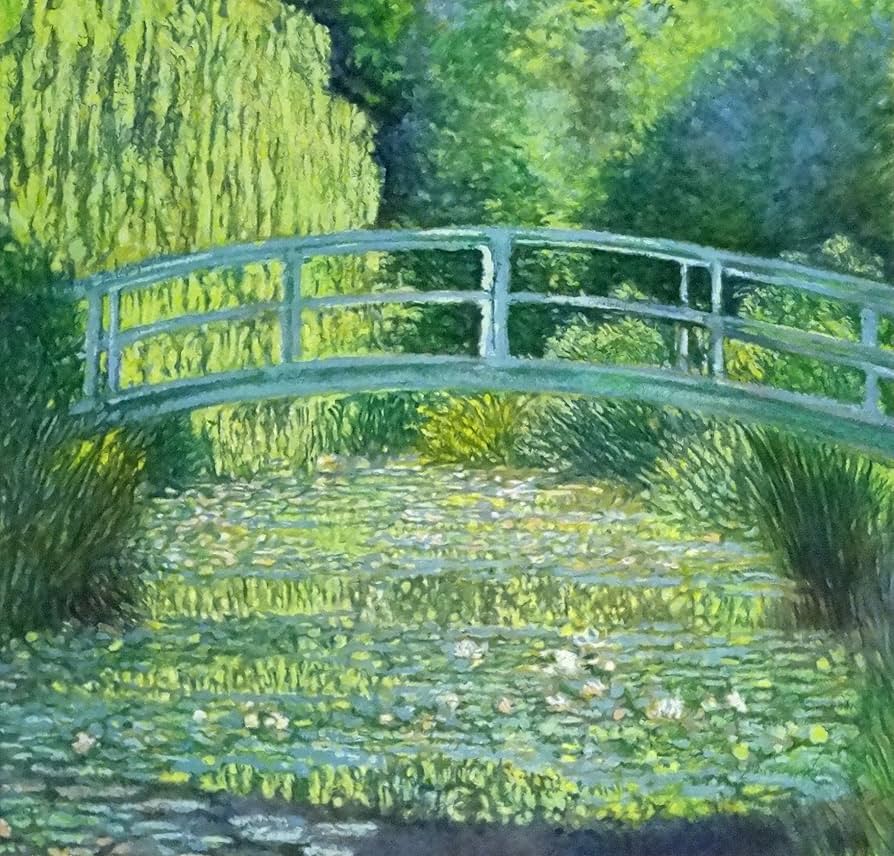 Amazon.co.jp: アペックス 絵画 モネ『睡蓮の池・緑のハーモニー(大