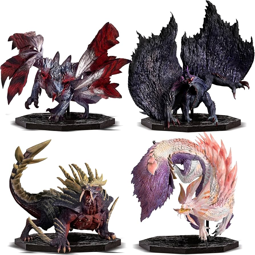Amazon | CAPCOM FIGURE BUILDER CUBE MONSTER HUNTER 4体セット