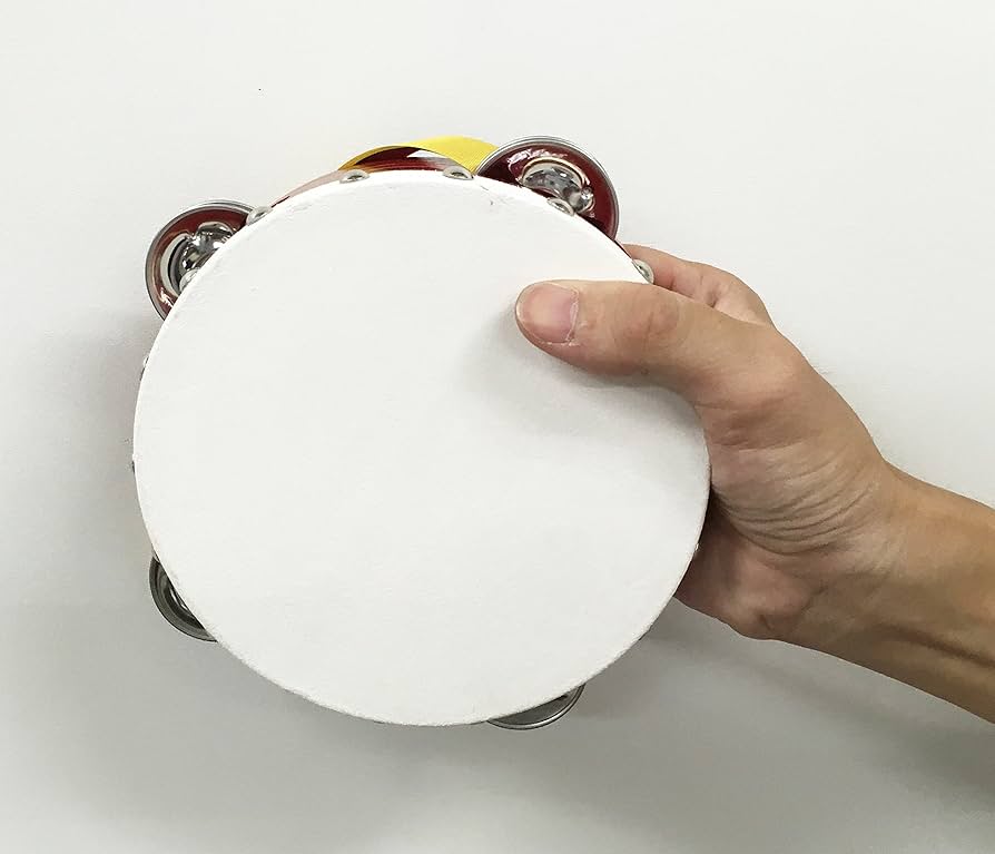 Amazon | ヤマヨ タンブリン 15 赤枠 | タンバリン | 楽器・音響機器