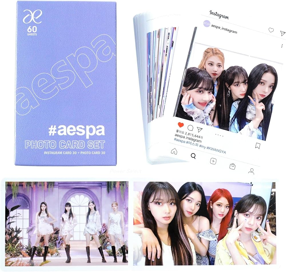 Amazon.co.jp: aespa エスパ グッズ スペシャルフォトカードセット 60