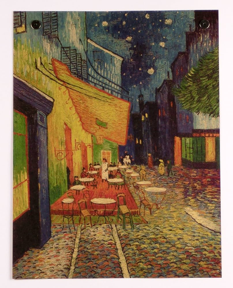 Amazon.co.jp: ポスター ゴッホ/夜のカフェテラス おしゃれ 世界の名画