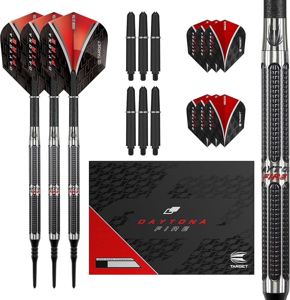 Target Darts Unisex's Daytona Fire DF-11 20G 95% Tungsten Soft Tip