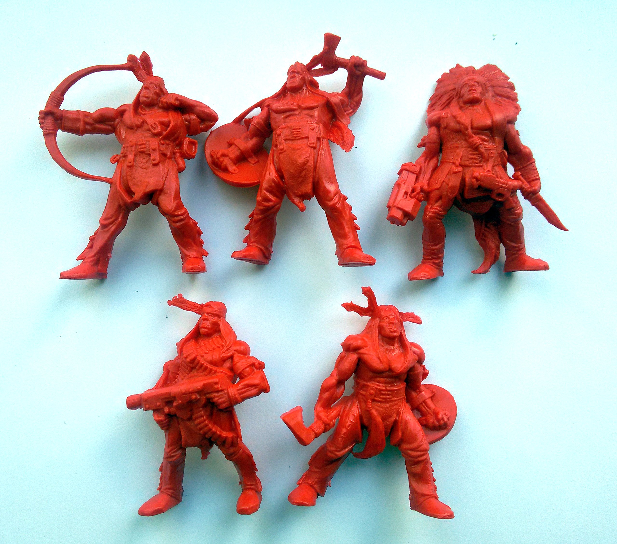 Amazon.com: Fantasy Battles Indians 54 mm 1/32 - 5 Sci-Fi Figures