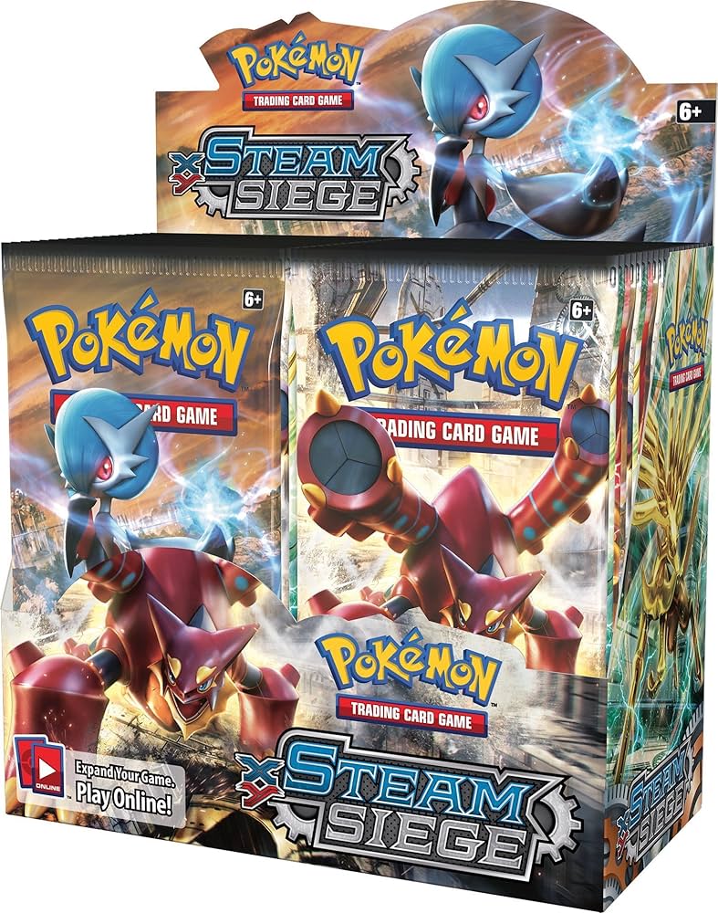 Amazon.com: Pokemon TCG: Booster Box - Steam Siege : Toys & Games