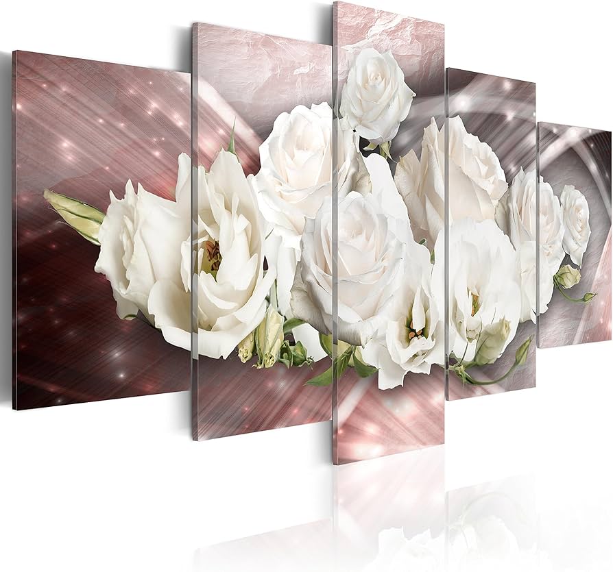 Amazon.co.jp: artgeist Handart キャンバス ウォールアート 花 バラ