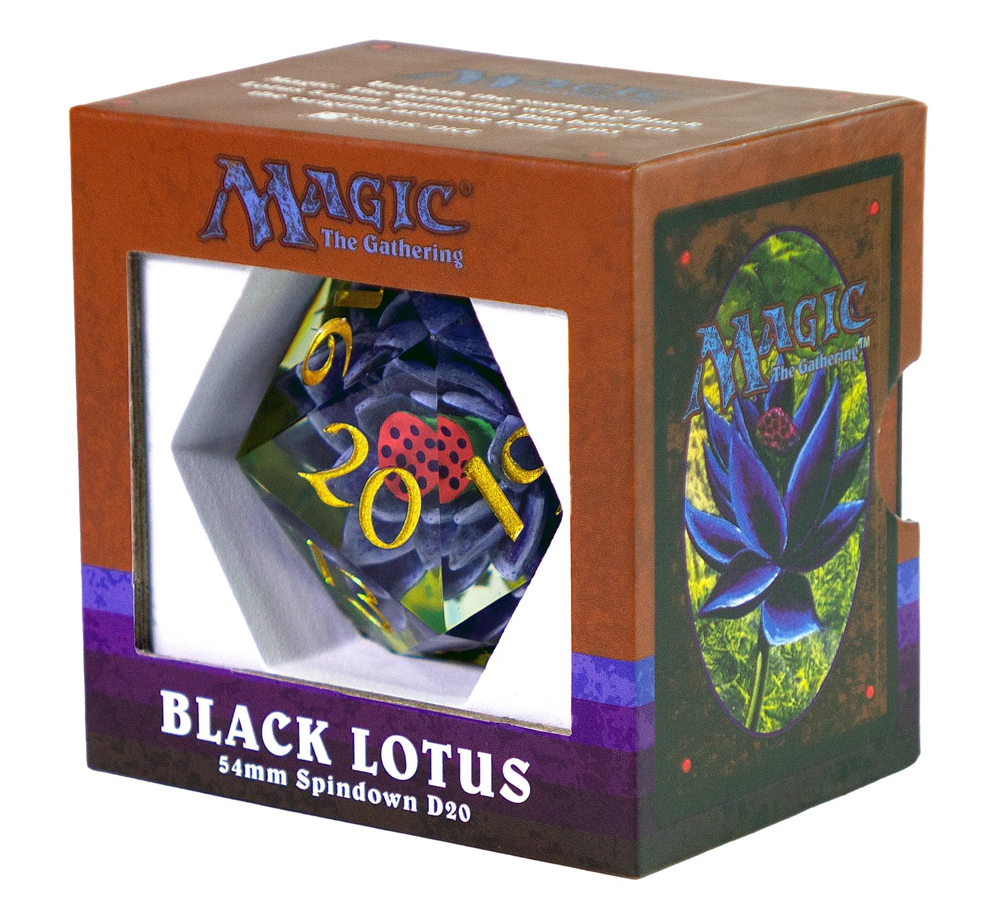 Amazon | 54mm d20 MTG Black Lotus Spindown | ダイス・サイコロ