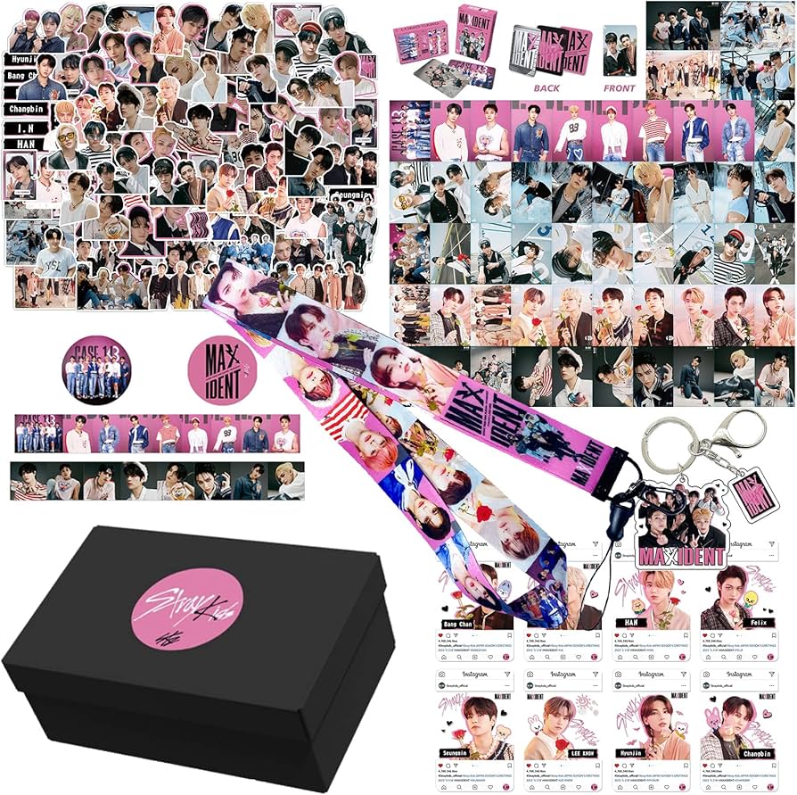 Amazon.com: KPOPBP New Album Maxident Gift Box Set Kpop