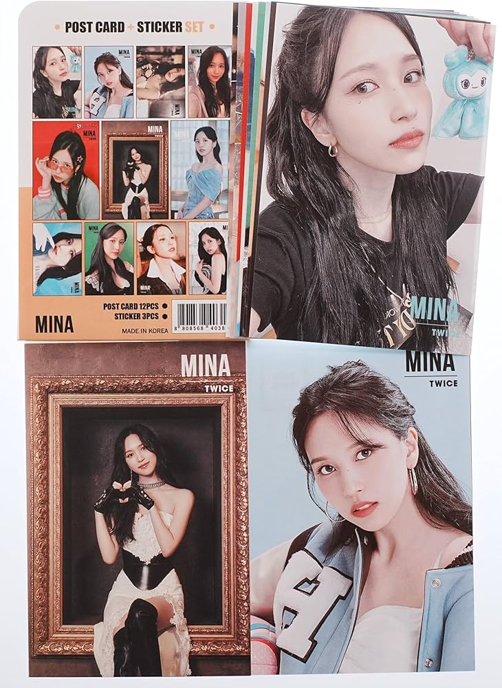 Amazon.co.jp: TWICE トゥワイス MINA ミナ ポストカード セット