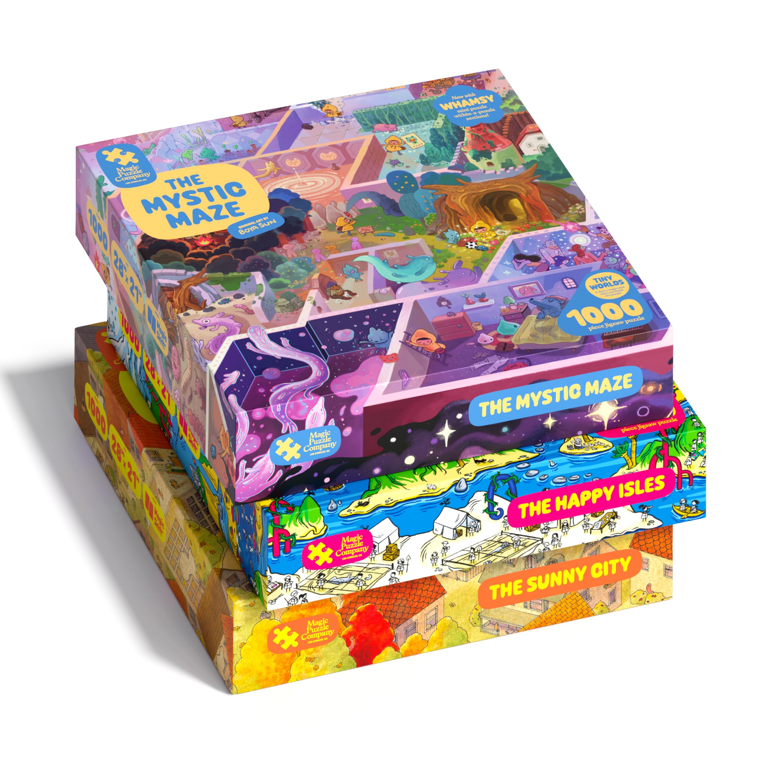Amazon | Magic Puzzles 3-Pack: The Happy Isles, The Mystic Maze