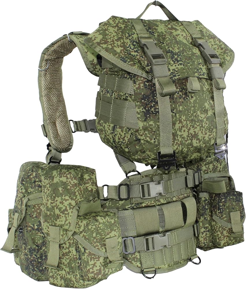 Amazon.co.jp: [ALTYN] ロシア軍SMERSHタイプチェストリグ デジタル