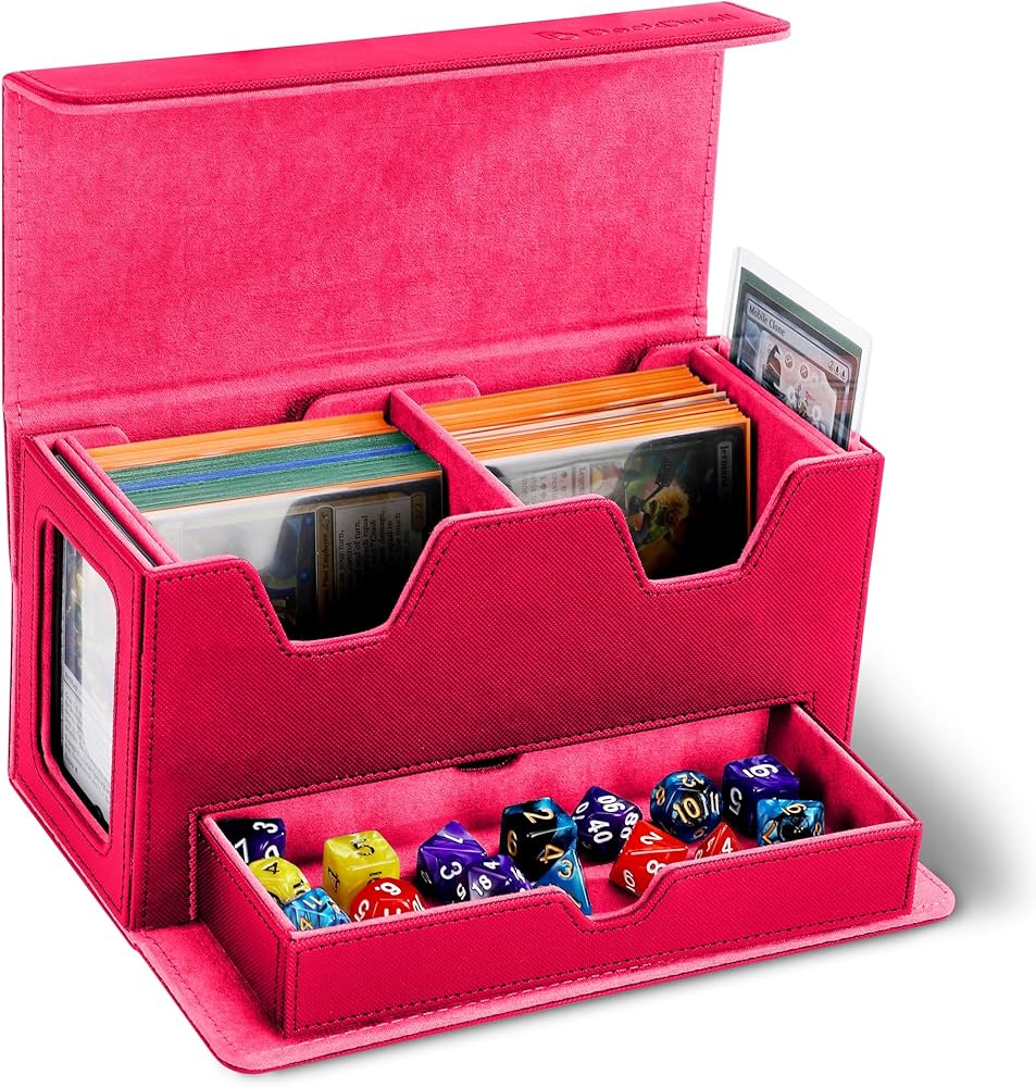 Amazon.co.jp: mtg デッキケース PUレザー | ダブルデッキケース 大