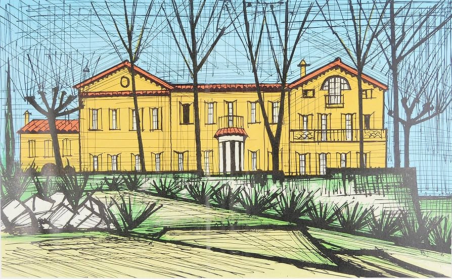 Amazon.co.jp: ベルナール ビュッフェ 『風景【BERNARD BUFFET