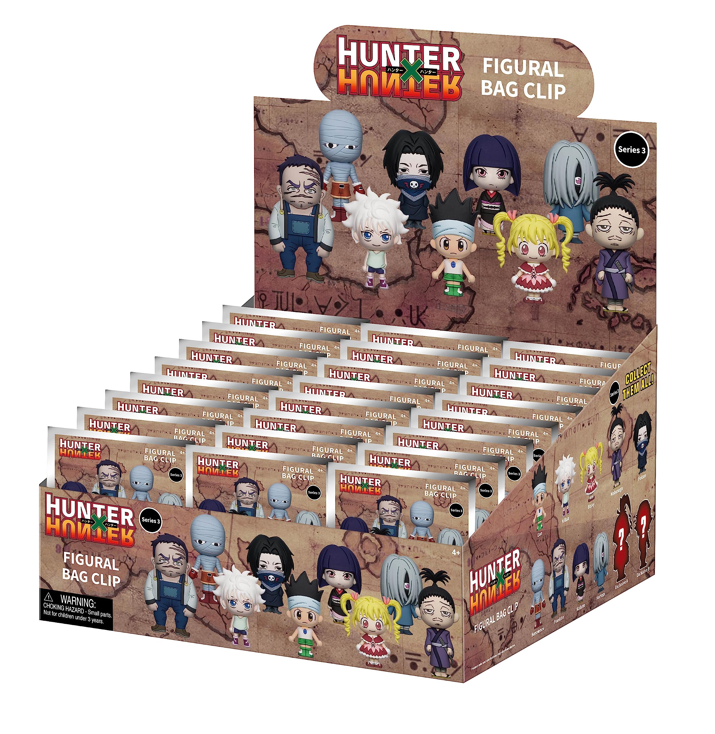 Amazon.co.jp: Hunter X Hunter 3Dフォームバッグクリップシリーズ3