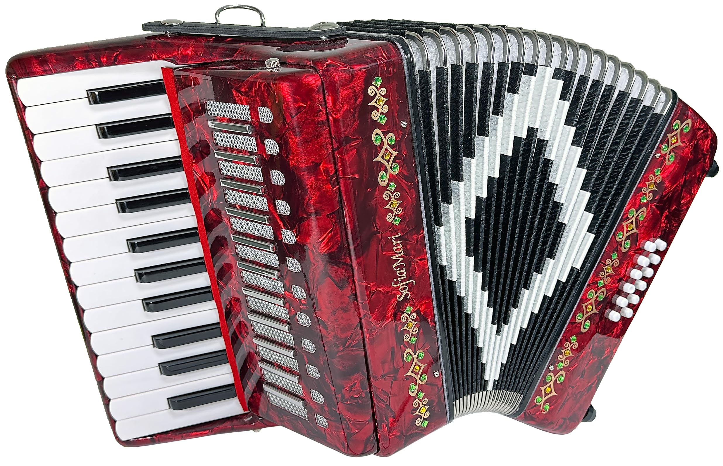 Amazon.com: SofiaMari SM2512 Traveler Deluxe Accordion Outfit