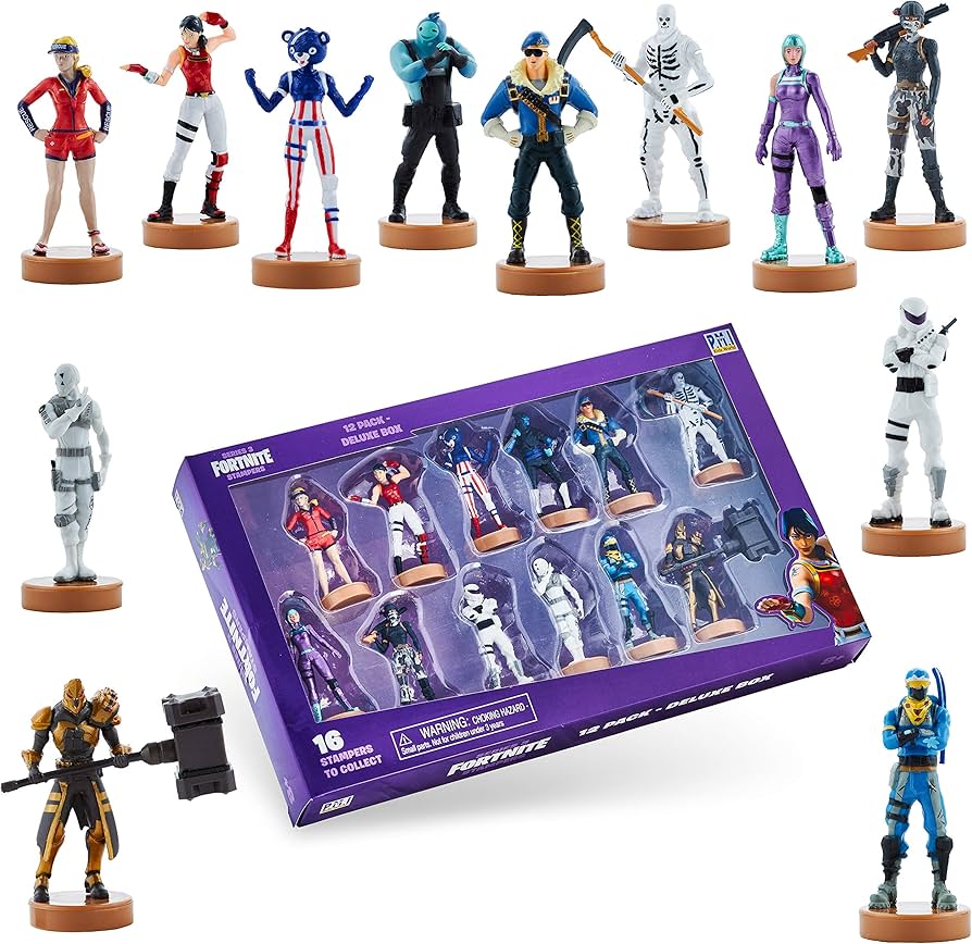 Amazon.co.jp: Fortnite Toys – 本物のアクションフィギュア スタンプ