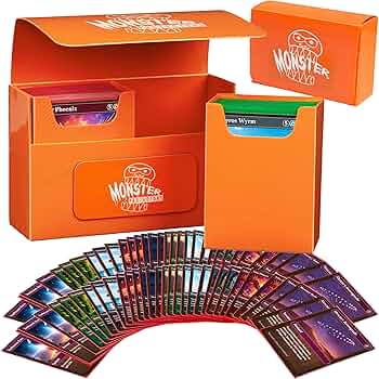 Amazon.com: Monster Protectors Magnetic Double Deck Box- Orange