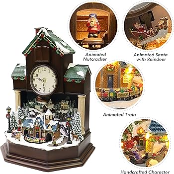 Amazon.co.jp: MOMENTS IN TIME 17インチ クリスマス鳩時計