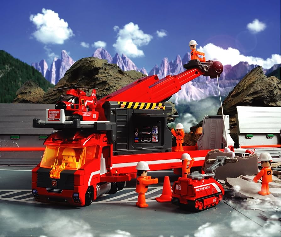Amazon.co.jp: トミカ ハイパーレスキュー コンテナキャリアクレーン