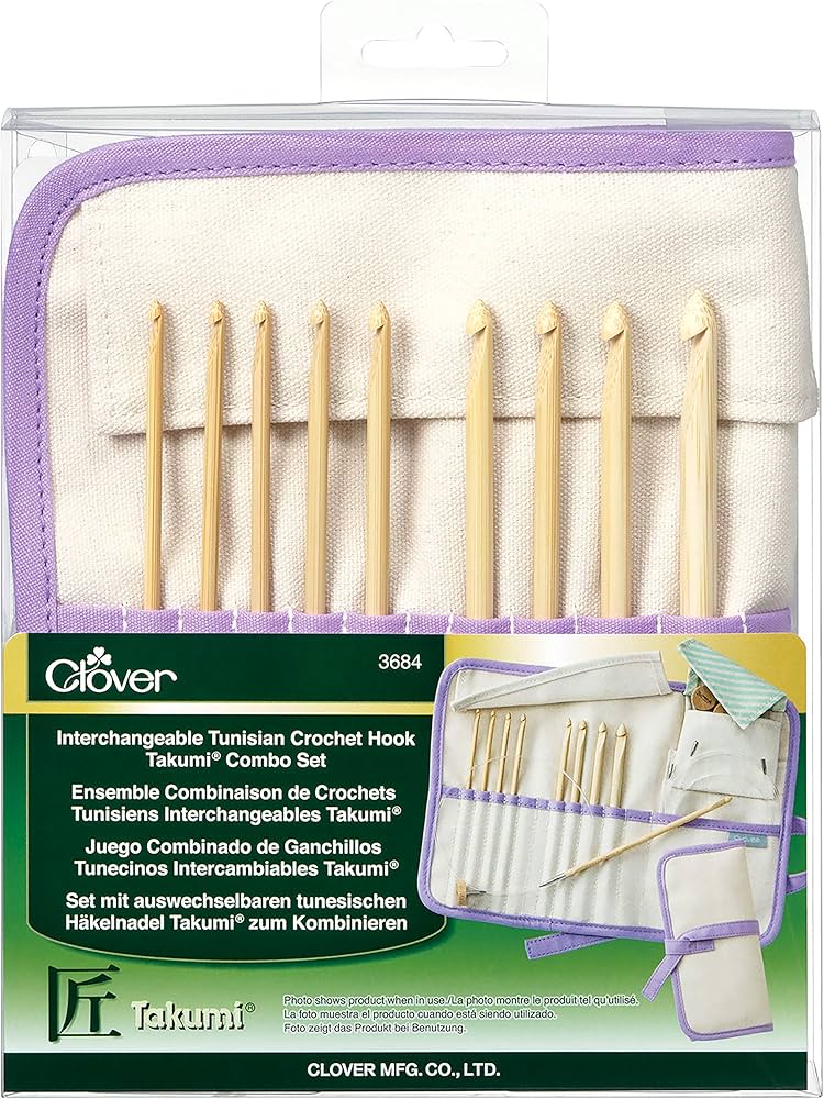 Amazon.com: Clover Interchangeable Tunisian Crochet Hook 