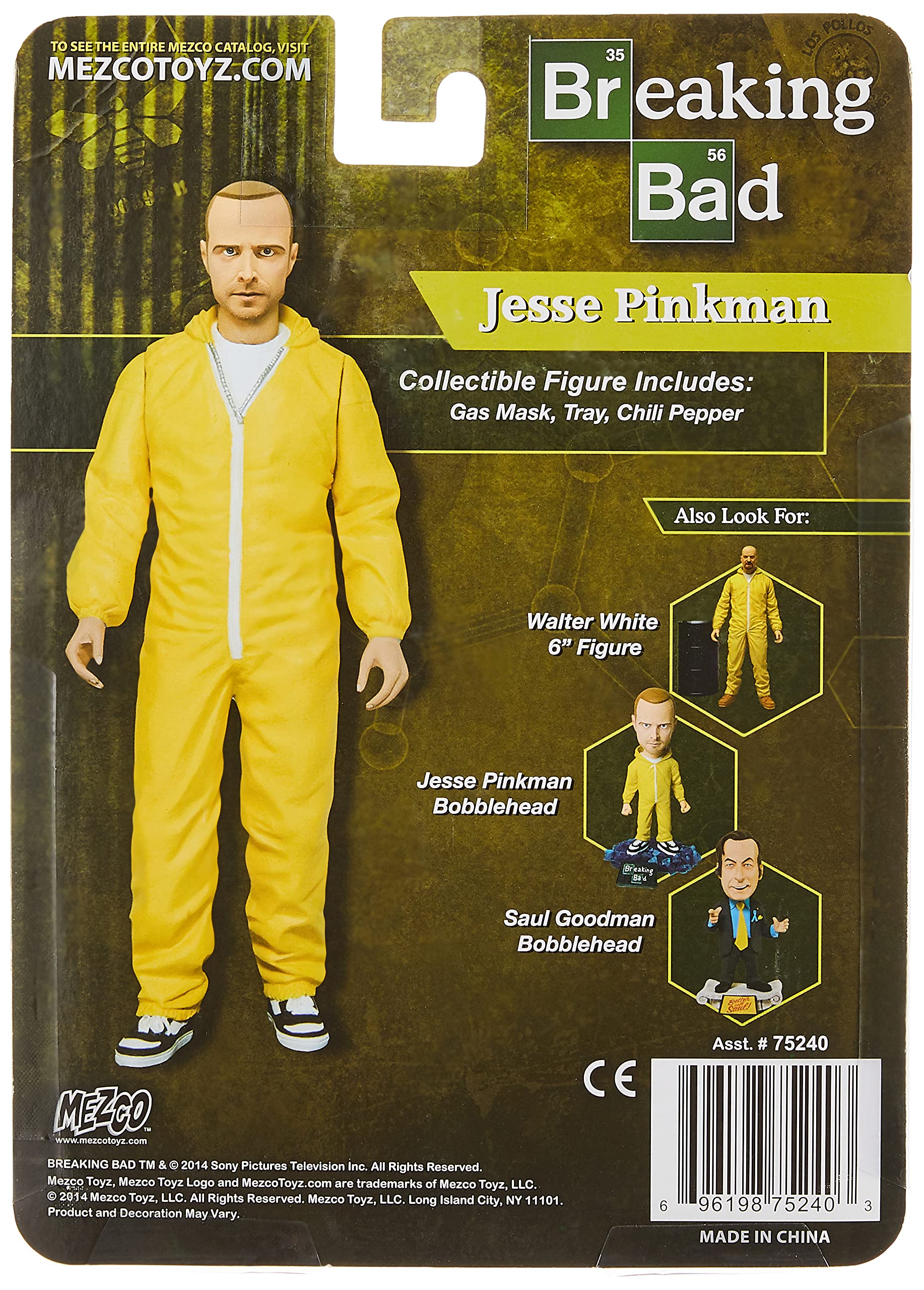 Amazon | Breaking Bad Jesse Pinkman Yellow Hazmat Suit 6