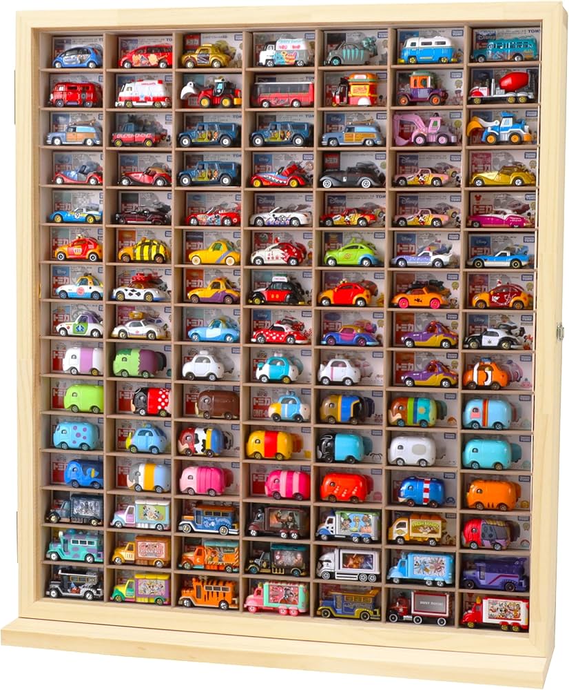 Amazon.co.jp: 箱も飾れる ミニカーケース トミカケース もりもり工房