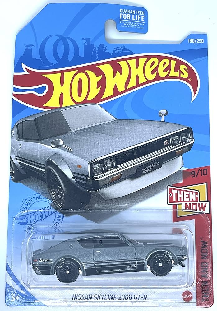 Amazon.com: Hot Wheels - Nissan Skyline 2000 GT-R - Then and Now 9
