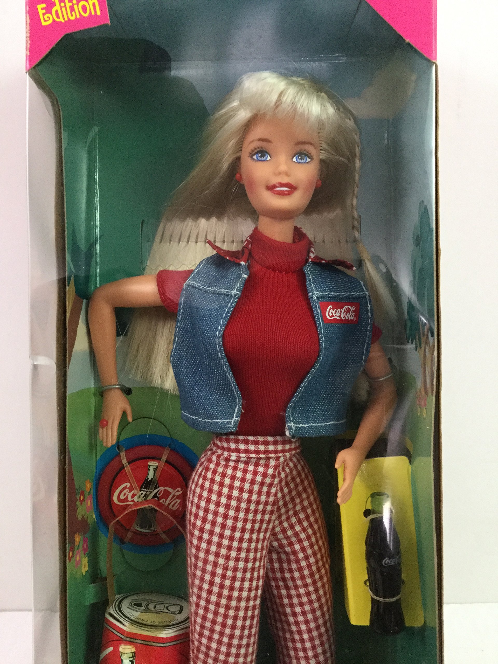 Amazon.com: Mattel Coca Cola Picnic Barbie 1997 : Toys & Games