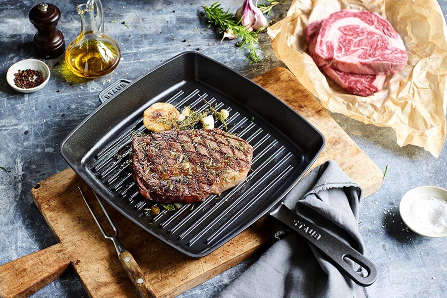 Amazon｜staub ストウブ 「 アメリカングリル 30cm ブラック」 鉄