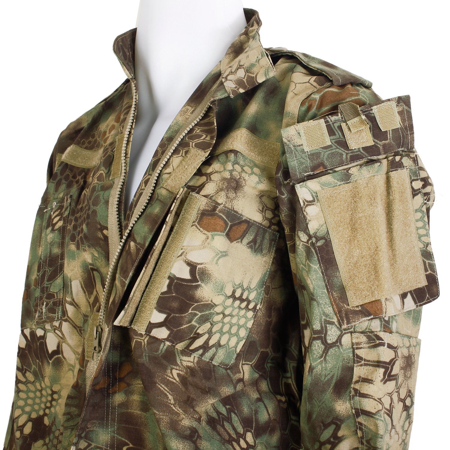 Amazon | 迷彩服 上下セット クリプテック迷彩 マンドレイク サバゲー