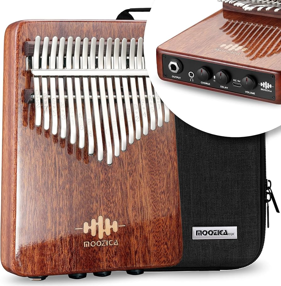 Amazon | MOOZICA 17キー カリンバ EQXシリーズ 高性能圧電式