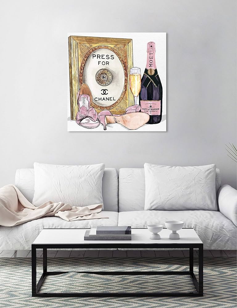 Amazon.co.jp: Oliver Gal 「シャンパンカクテル」キャンバスアート 30