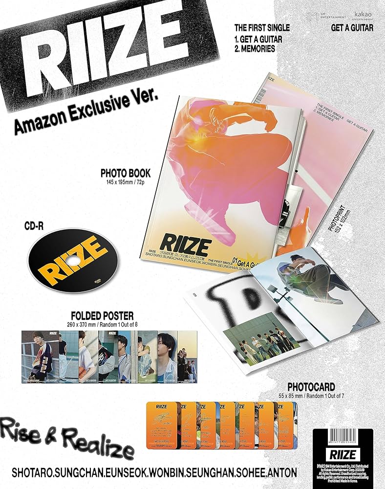 1st Single 'Get A Guitar' (Amazon Exclusive Ver.): Amazon.sg: Music