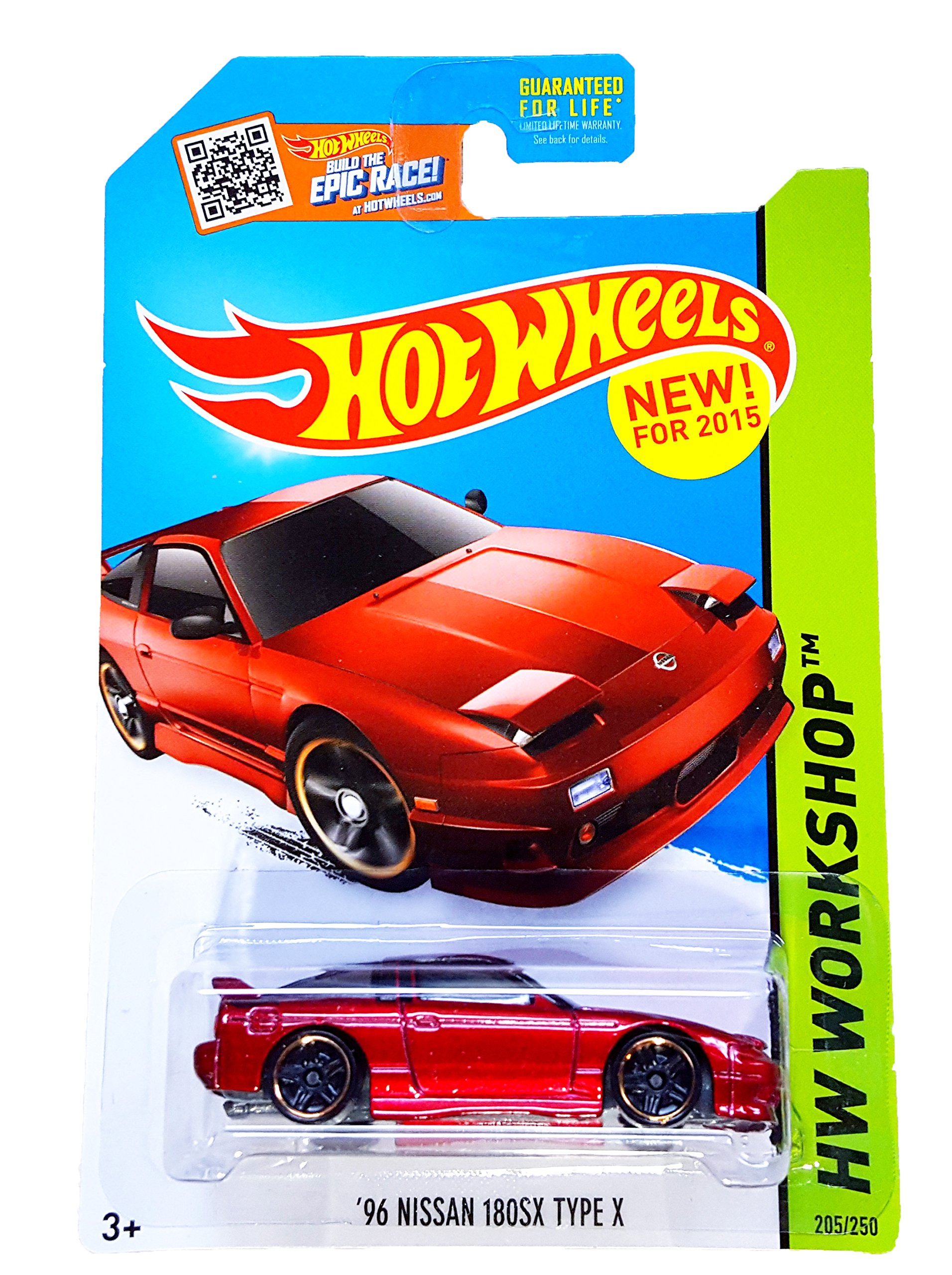 Amazon | Hot Wheels, 2015 HW Workshop, '96 Nissan 180SX Type X