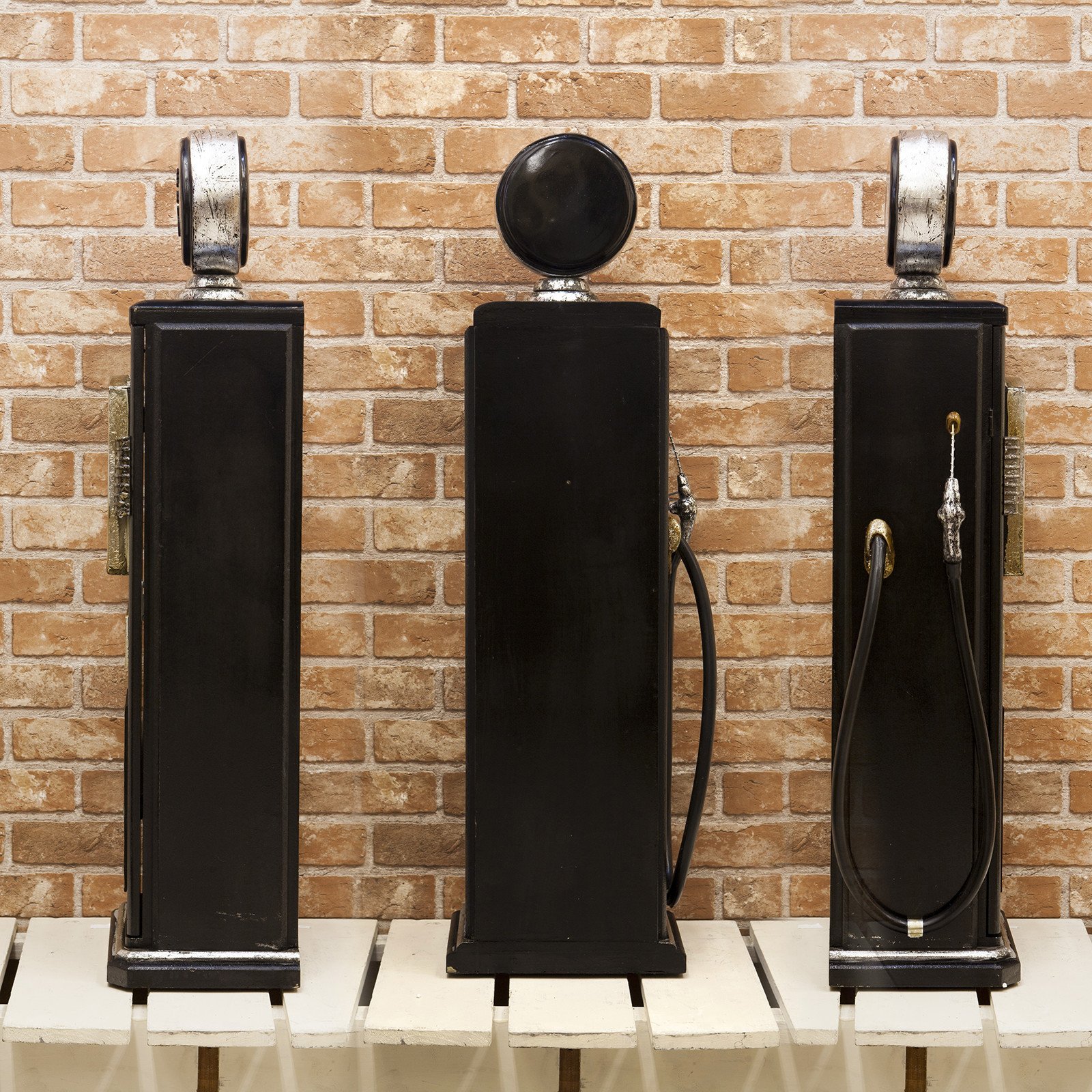 Amazon｜ROUTE66 ガスポンプ型 4段 キャビネット （Lサイズ 84cm