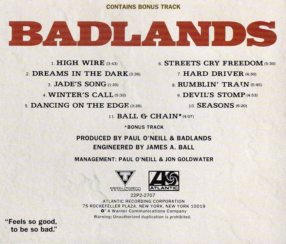 Amazon.co.jp: BADLANDS: ミュージック
