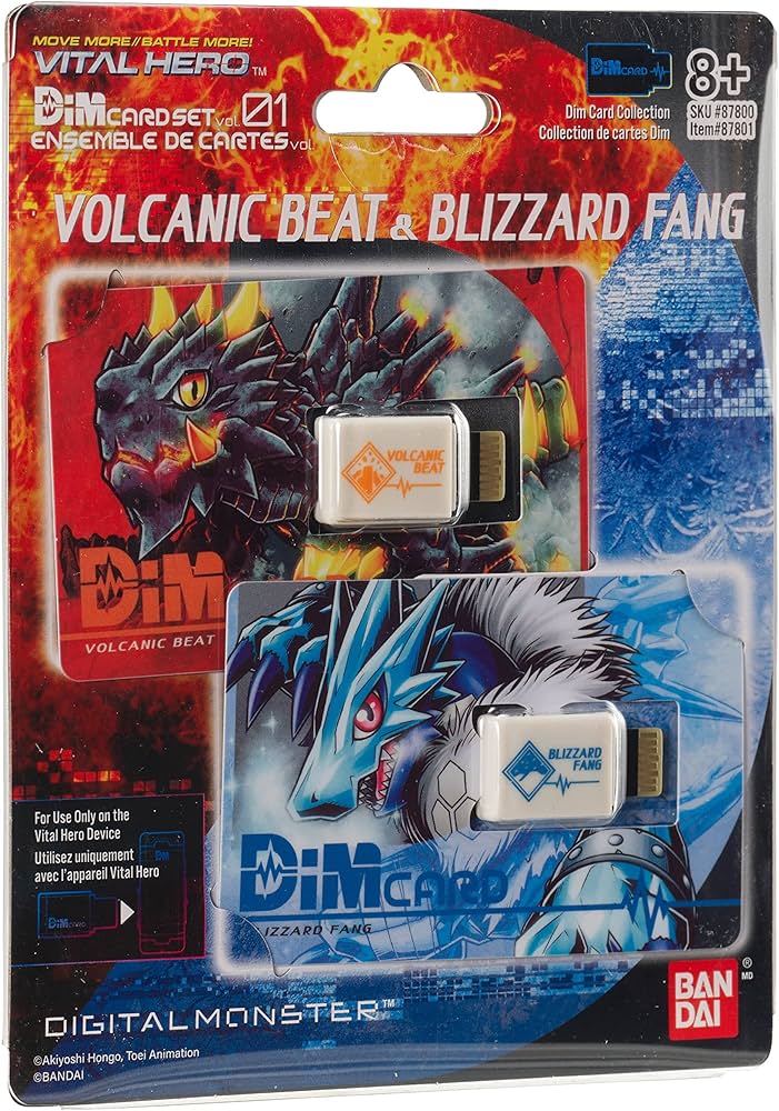 Amazon.com: Bandai Namco - Digimon - Vital Hero DIM Card Pack