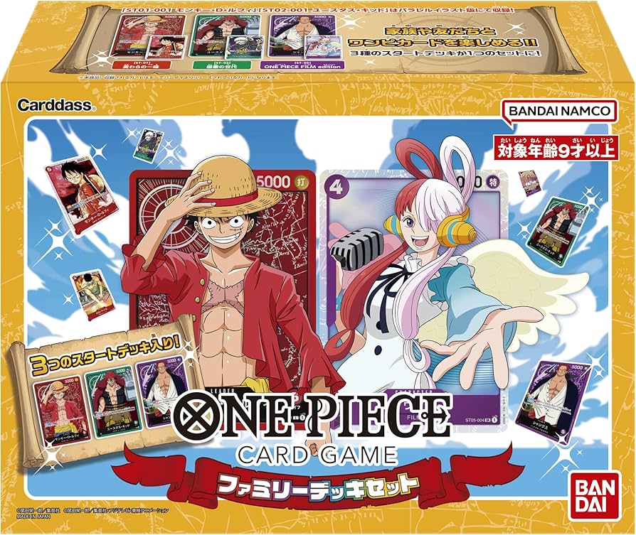 Amazon.co.jp: Bandai One Piece Card Game Family Deck Set : Toys