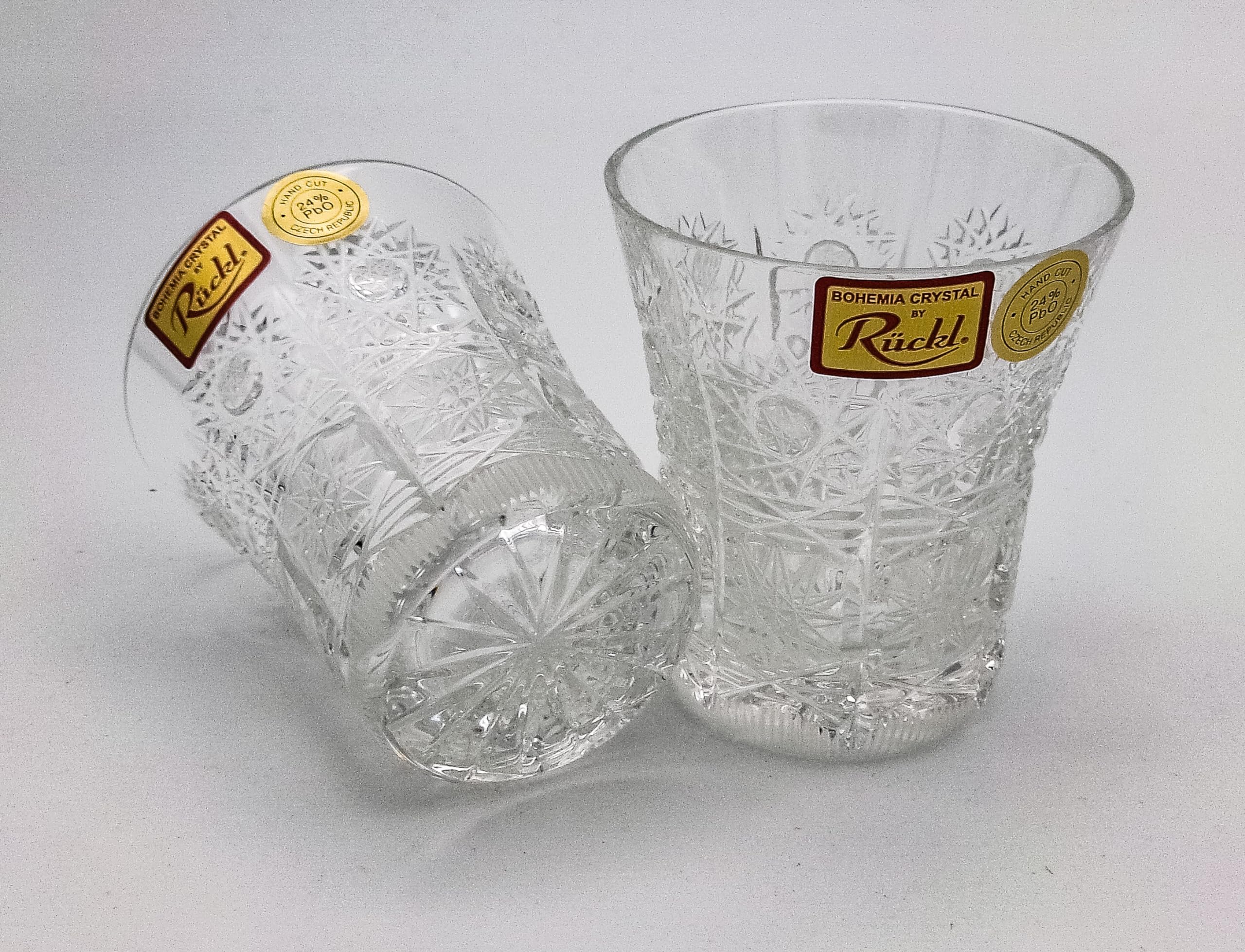 Amazon.co.jp: ボヘミアングラス クリスタル 500PK 冷酒グラス 2個