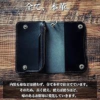 Amazon | トラッカーウォレット ミドル ミドルサイズ 本革 栃木レザー