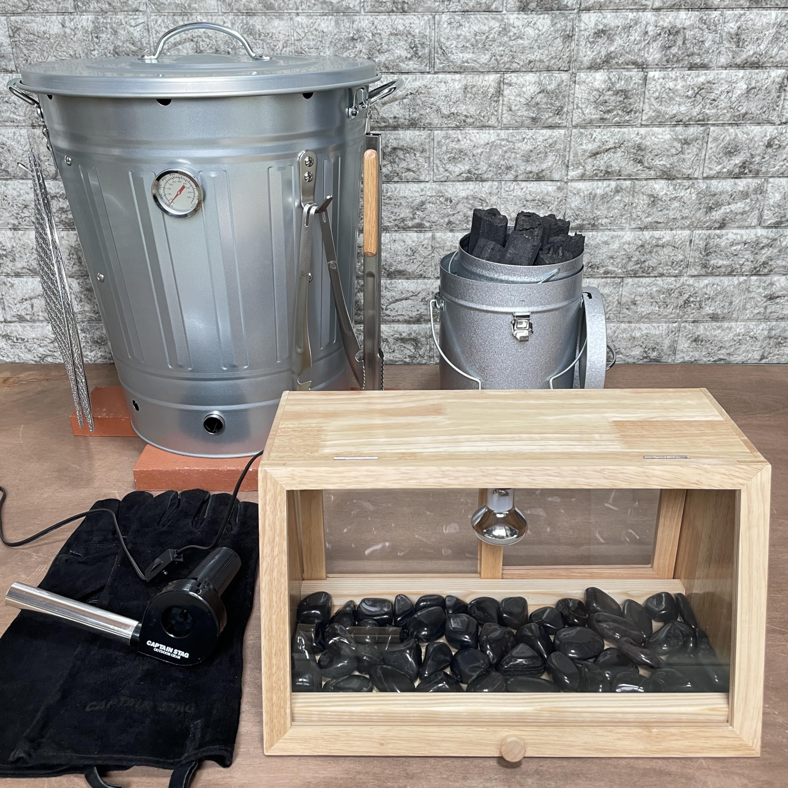 Amazon.co.jp: 【壺いらずの炭焼き芋】スチール製 焼き芋器 業務用