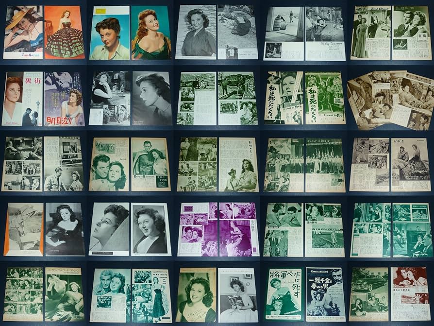 Amazon.co.jp: スーザン・ヘイワード 1950/60年代雑誌切り抜き 51枚