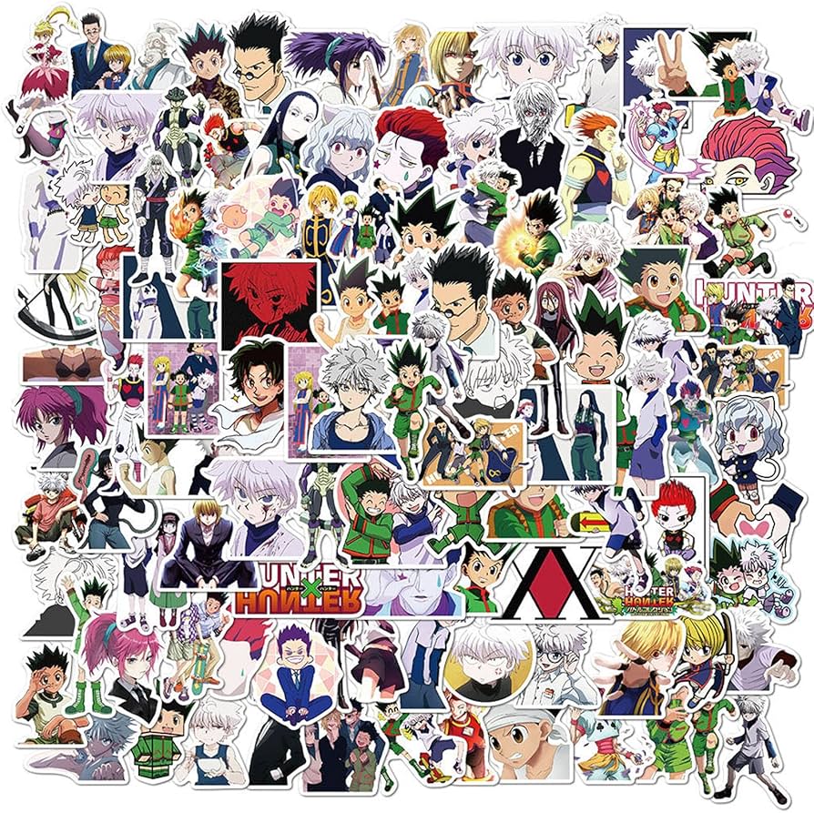 Amazon.co.jp: HUNTER×HUNTER アニメ 100枚 おしゃれ ステッカー 漫画
