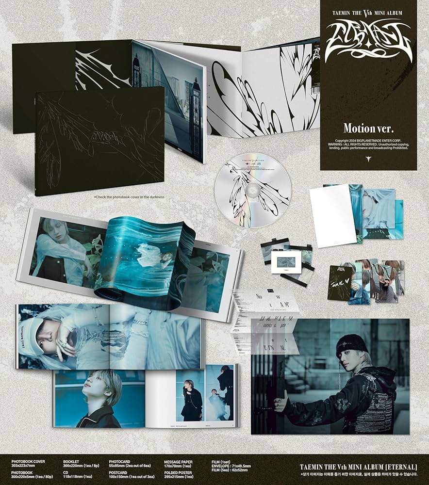 Amazon.com: TAEMIN (SHINee) ETERNAL 5th Mini Album Photobook Ver