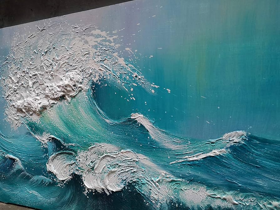 油絵 抽象画 Jiri Votruba作 油彩画 ブルー 青 額入り 【公式通販】