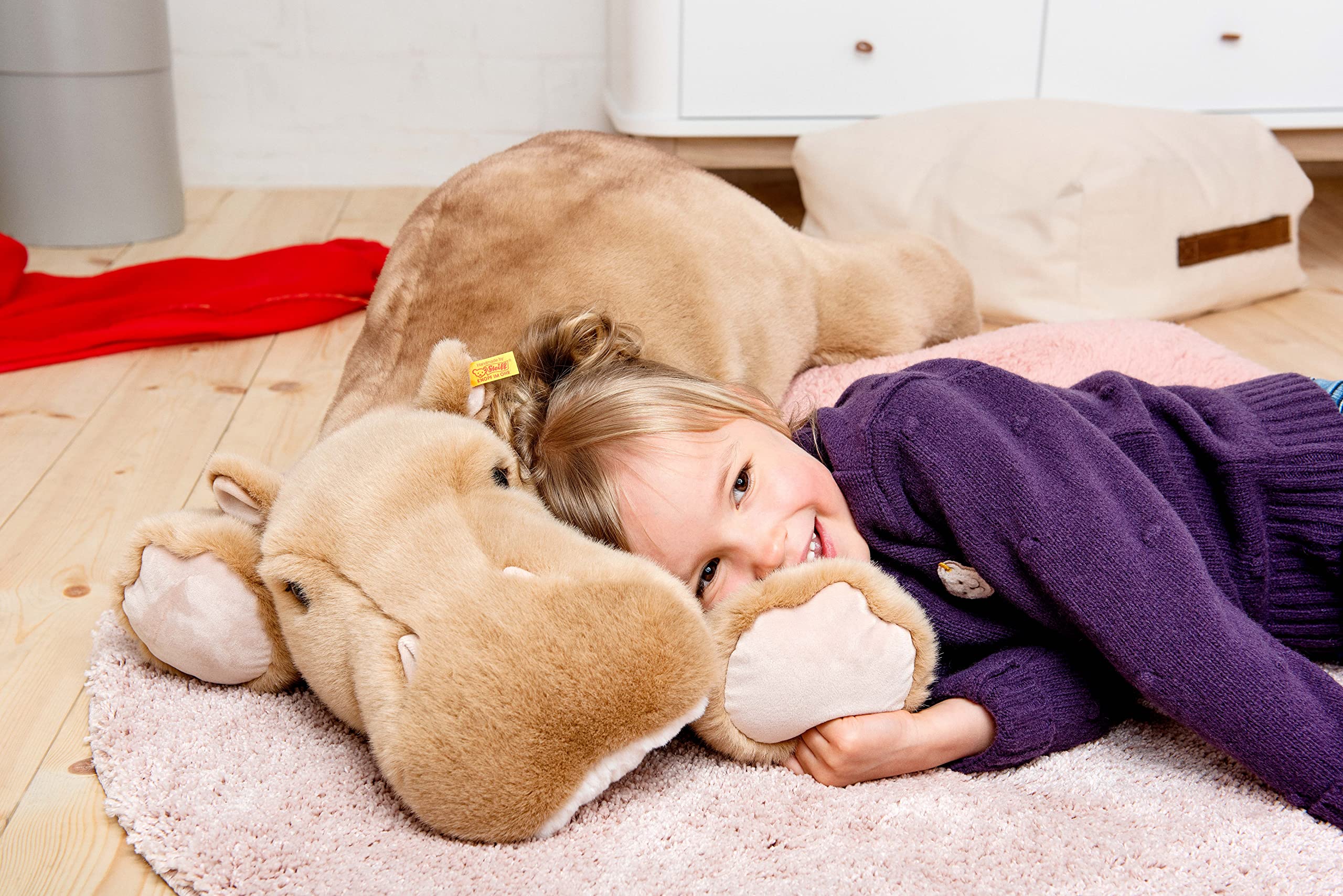 Amazon.co.jp: シュタイフ(steiff) カバのモッキー 80cm 085352 : おもちゃ