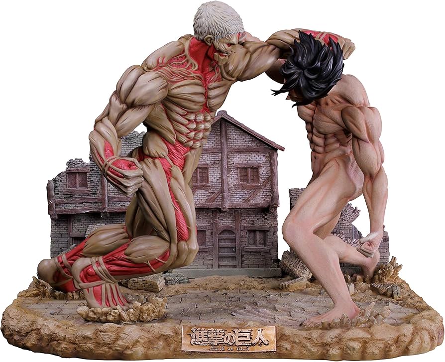 Amazon.co.jp: 進撃の巨人 エレン vs 鎧の巨人 ポリレジン 超大型