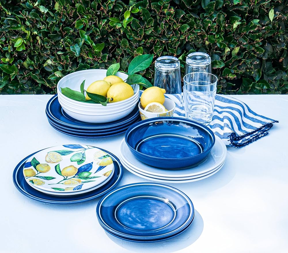 Amazon.com: Abode Homewares Lemon Orchard newWave Microwave Safe