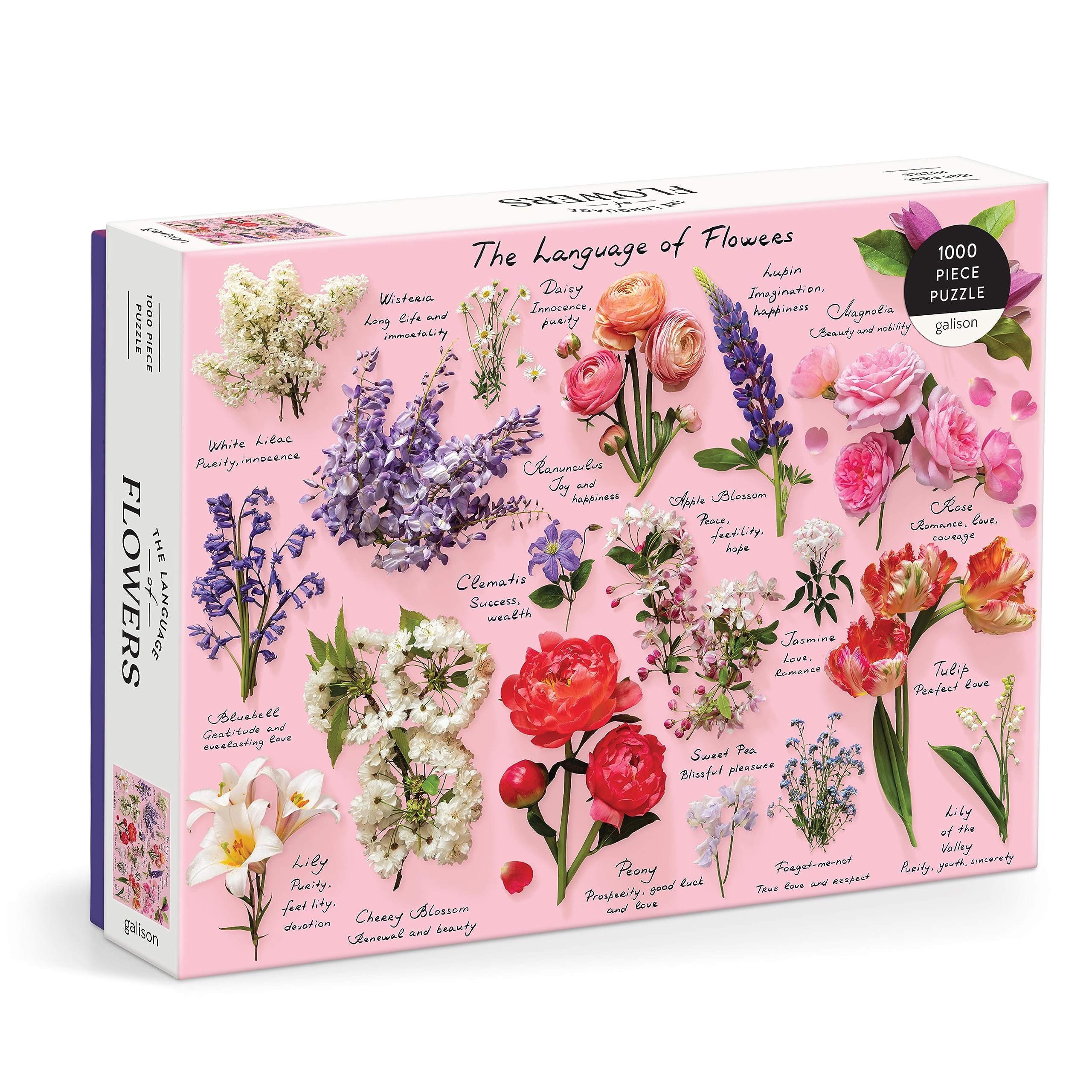 Amazon.com: Galison Language of Flowers – 1000 Piece Puzzle