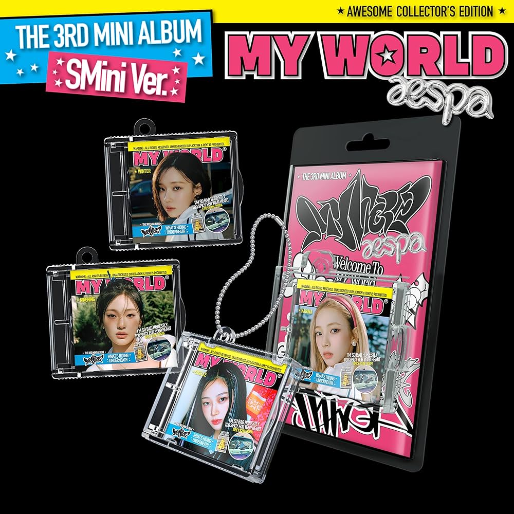 aespa 'MY WORLD (SMini Ver.) (Korean Edition): Amazon.com.br: CD e